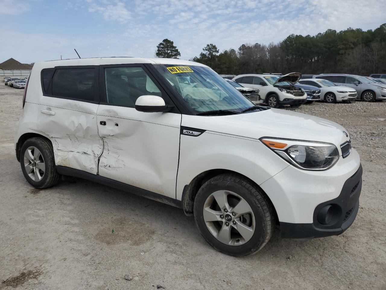 2019 KIA Soul VIN KNDJN2A21K7686724 Copart auction photo, side damage thumbnail 4