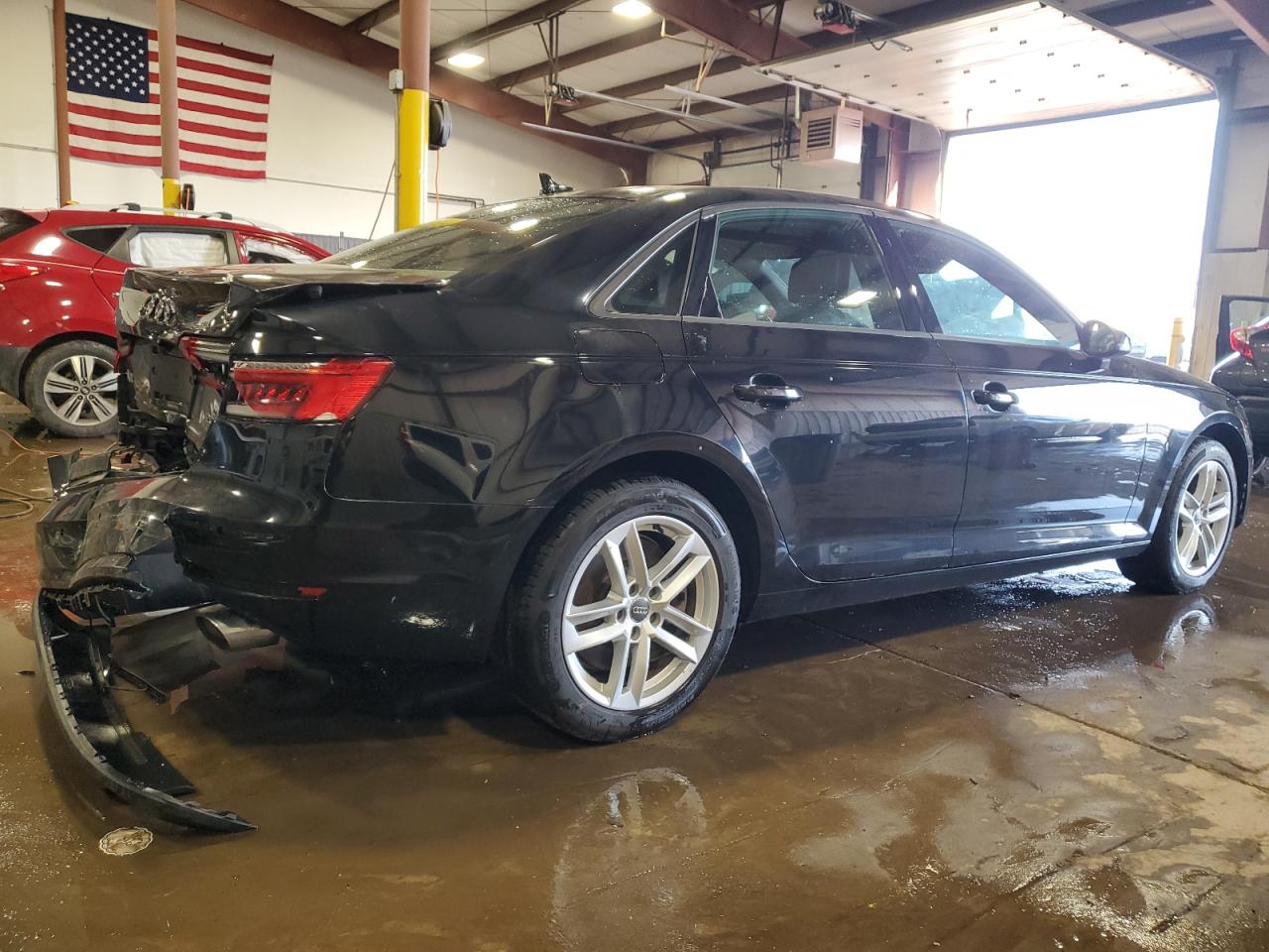 2017 Audi A4 VIN WAUANAF45HN009133 Copart auction photo, rear end damage thumbnail 3