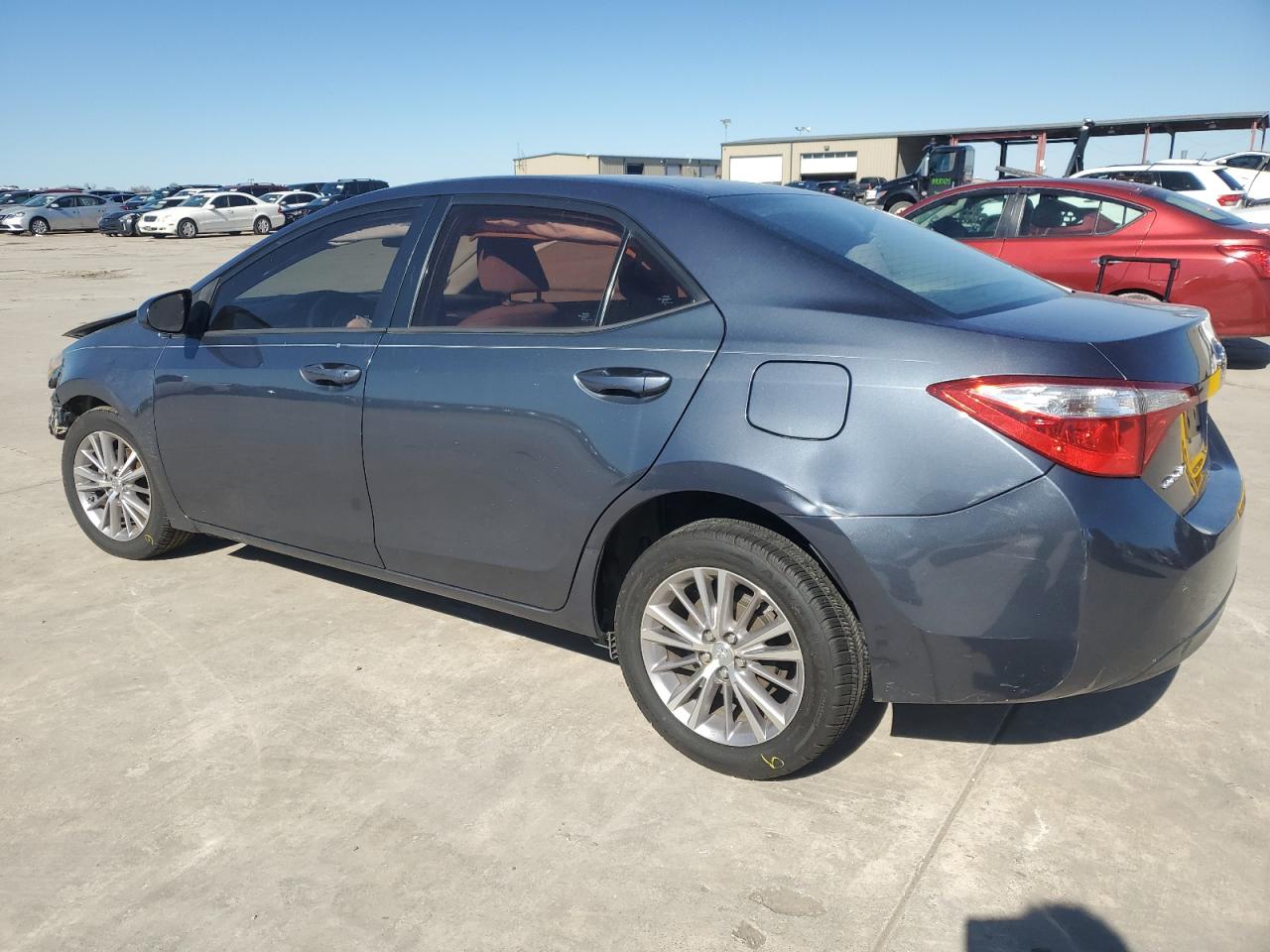 2015 Toyota Corolla VIN 5YFBURHE1FP187619 Copart auction photo, front end damage thumbnail 2