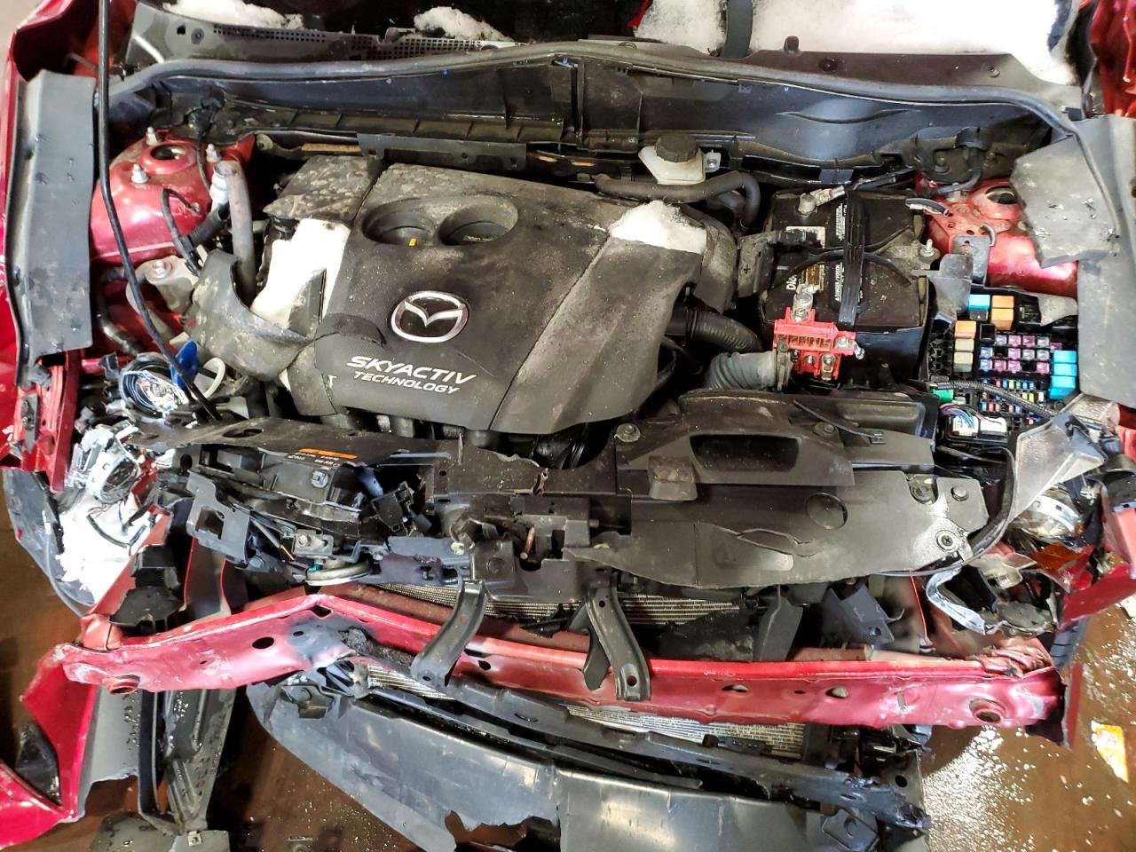 2019 Mazda CX-3 VIN JM1DKDB75K1453864 Copart auction photo, rollover damage thumbnail 12