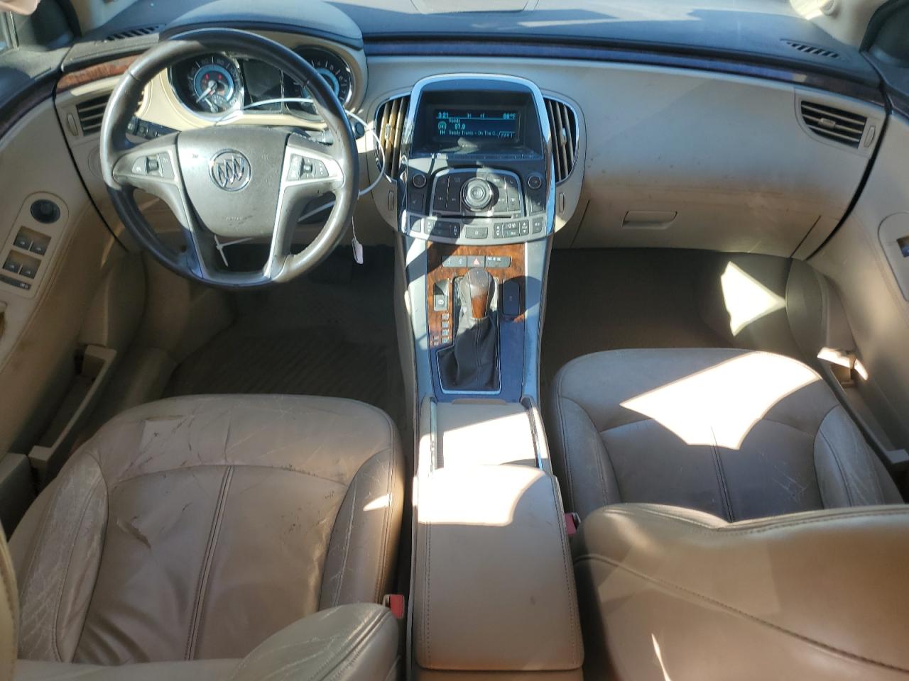 2010 Buick LaCrosse VIN 1G4GC5EG3AF230912 Copart auction photo, front end / side damage thumbnail 8