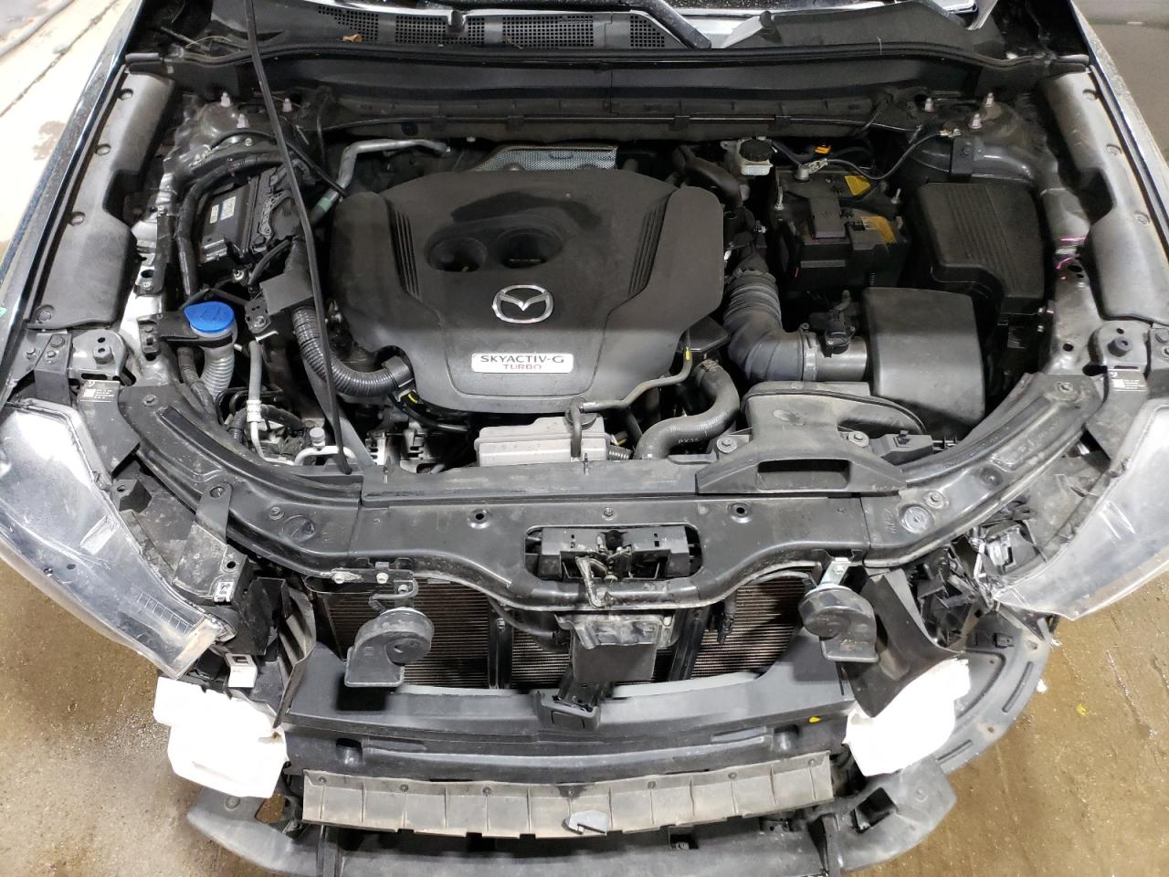 2021 Mazda CX-5 VIN JM3KFBAYXM0466720 Copart auction photo, front end damage thumbnail 12