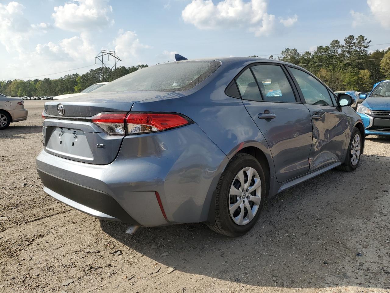 2022 Toyota Corolla VIN 5YFEPMAE3NP345362 Copart auction photo, side damage thumbnail 3