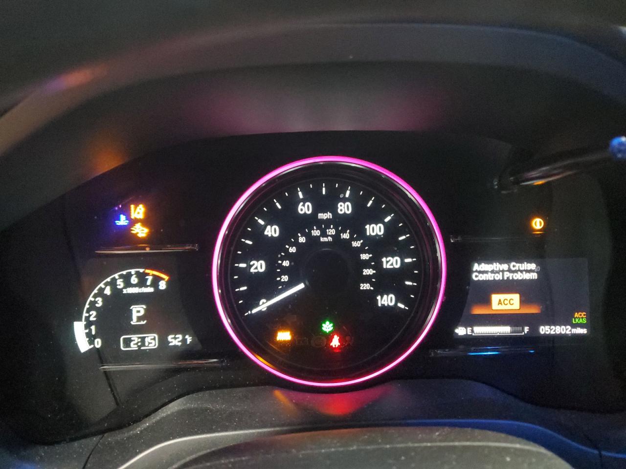 2020 Honda HR-V VIN 3CZRU6H56LM714872 Copart auction photo, front end damage thumbnail 9
