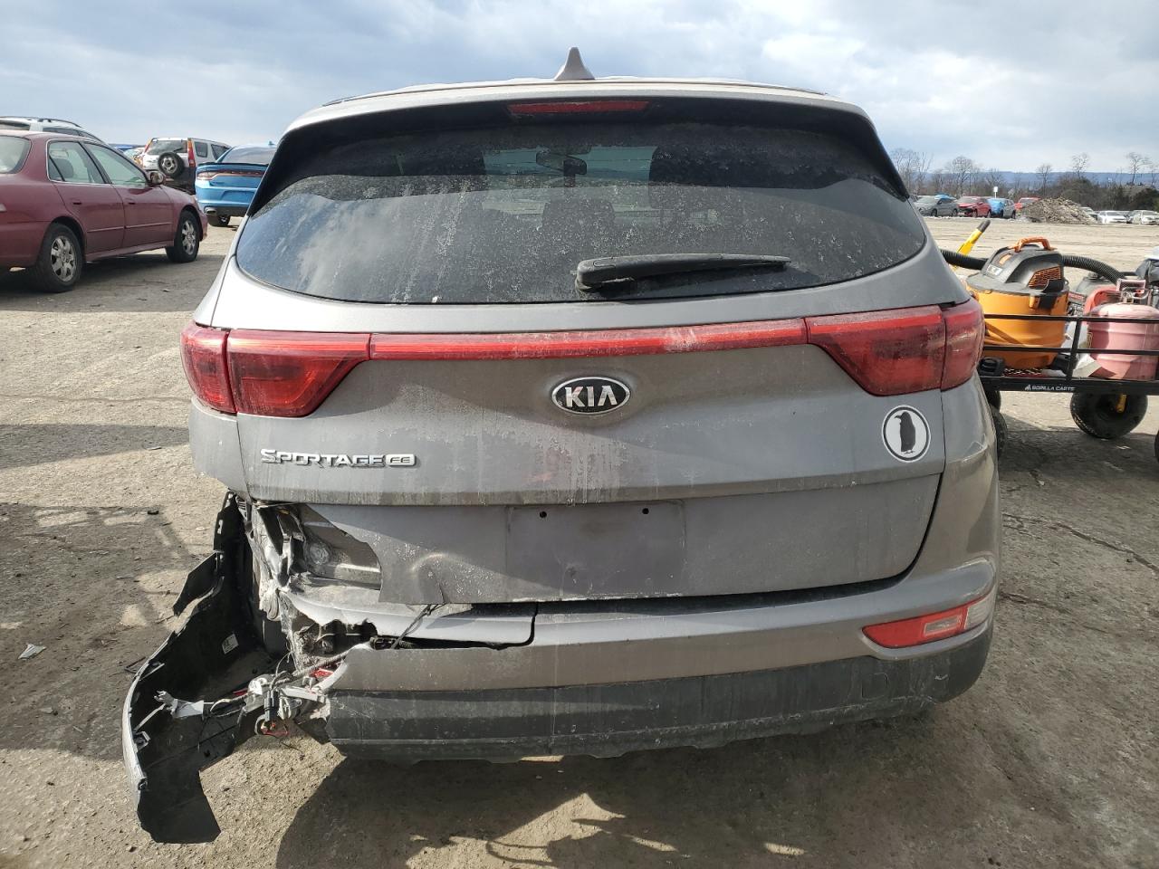 2018 KIA Sportage VIN KNDPM3AC5J7306309 Copart auction photo, front end / rear end damage thumbnail 6