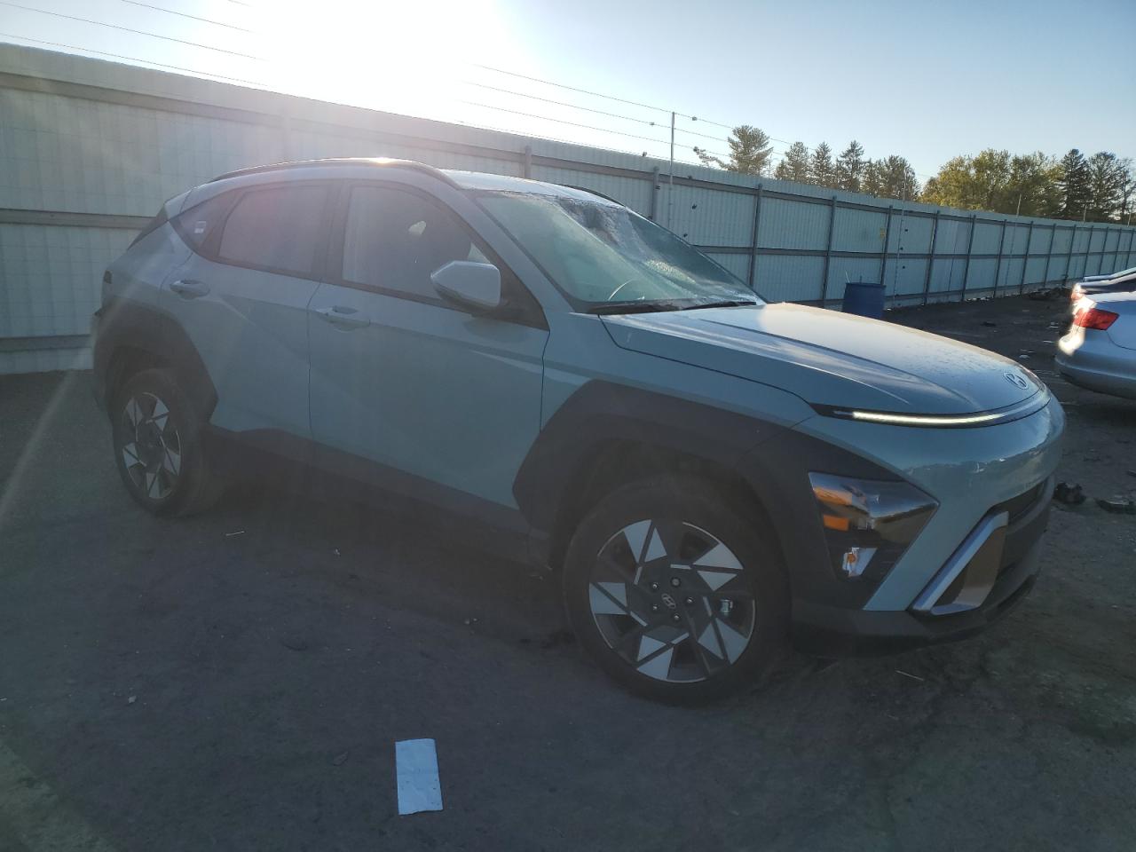 2024 Hyundai Kona VIN KM8HBCAB6RU175529 Copart auction photo, top/roof / side damage thumbnail 4