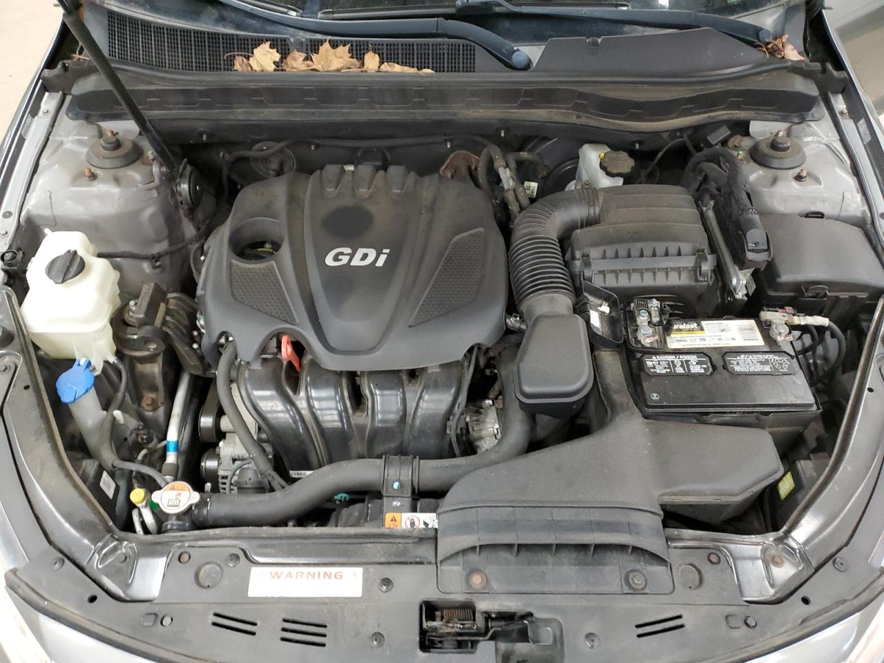 2013 KIA Optima VIN 5XXGM4A76DG130343 Copart auction photo, front end / side damage thumbnail 11
