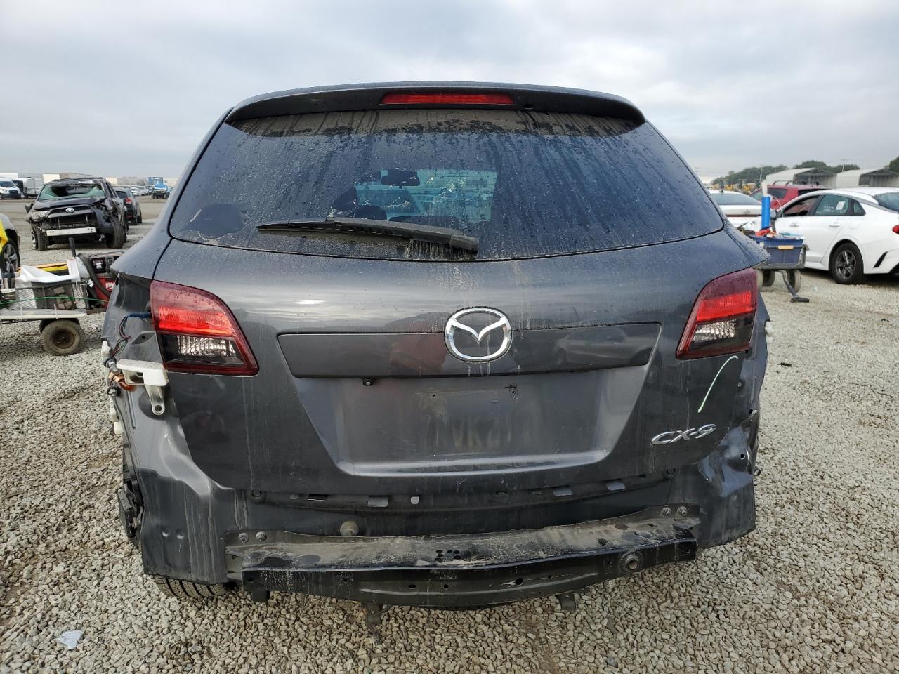 2013 Mazda CX-9 VIN JM3TB2CV3D0419368 Copart auction photo, rear end damage thumbnail 6