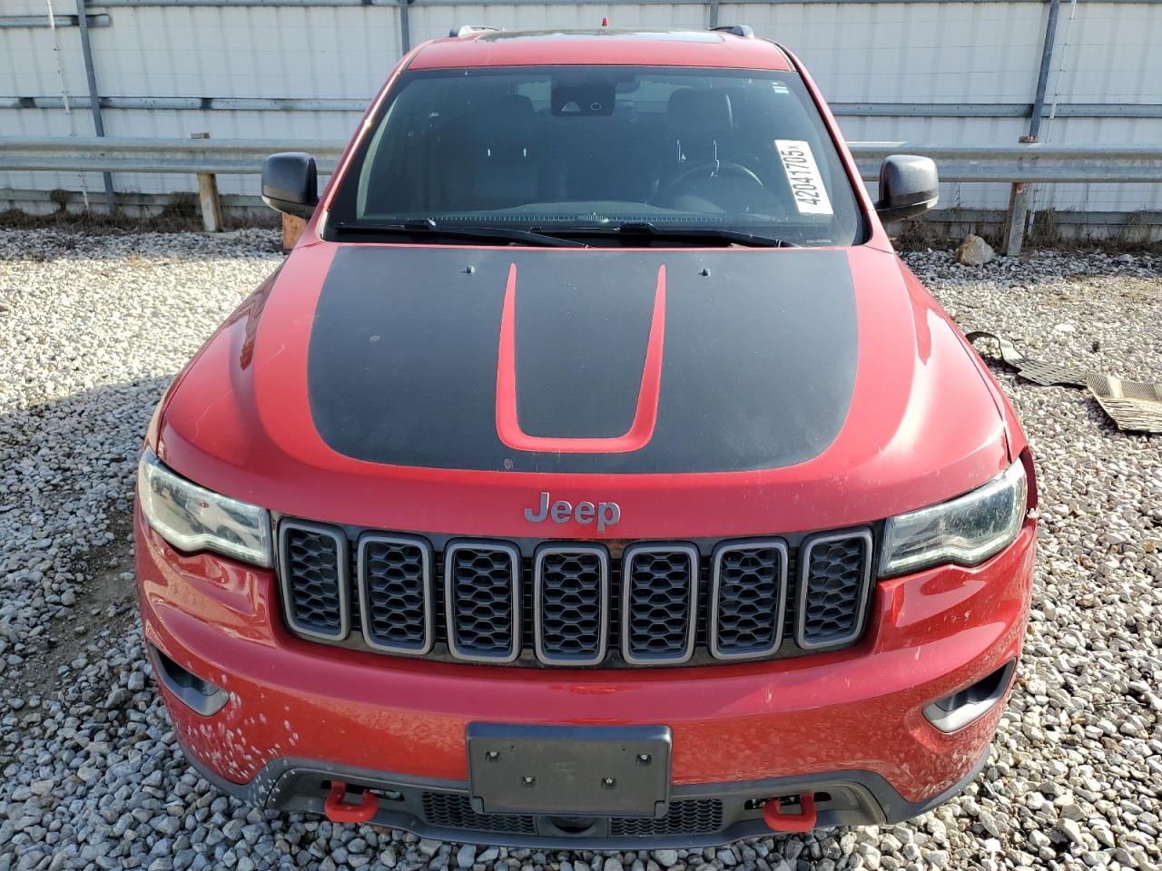 2017 Jeep Grand Cherokee VIN 1C4RJFLT0HC667691 Copart auction photo, front end damage thumbnail 5