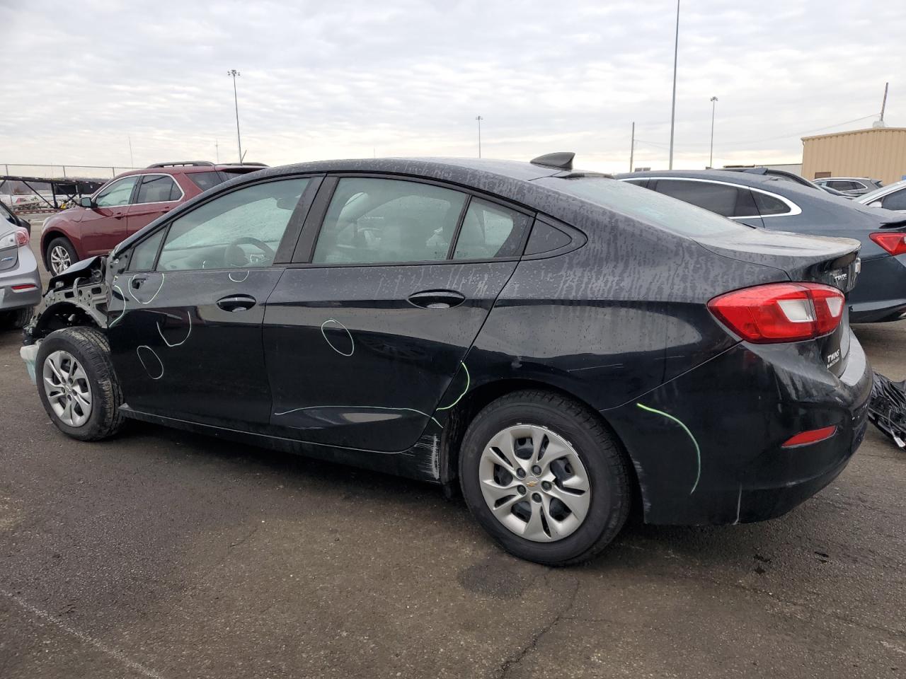 2019 Chevrolet Cruze VIN 1G1BC5SM4K7125244 Copart auction photo, front end damage thumbnail 2
