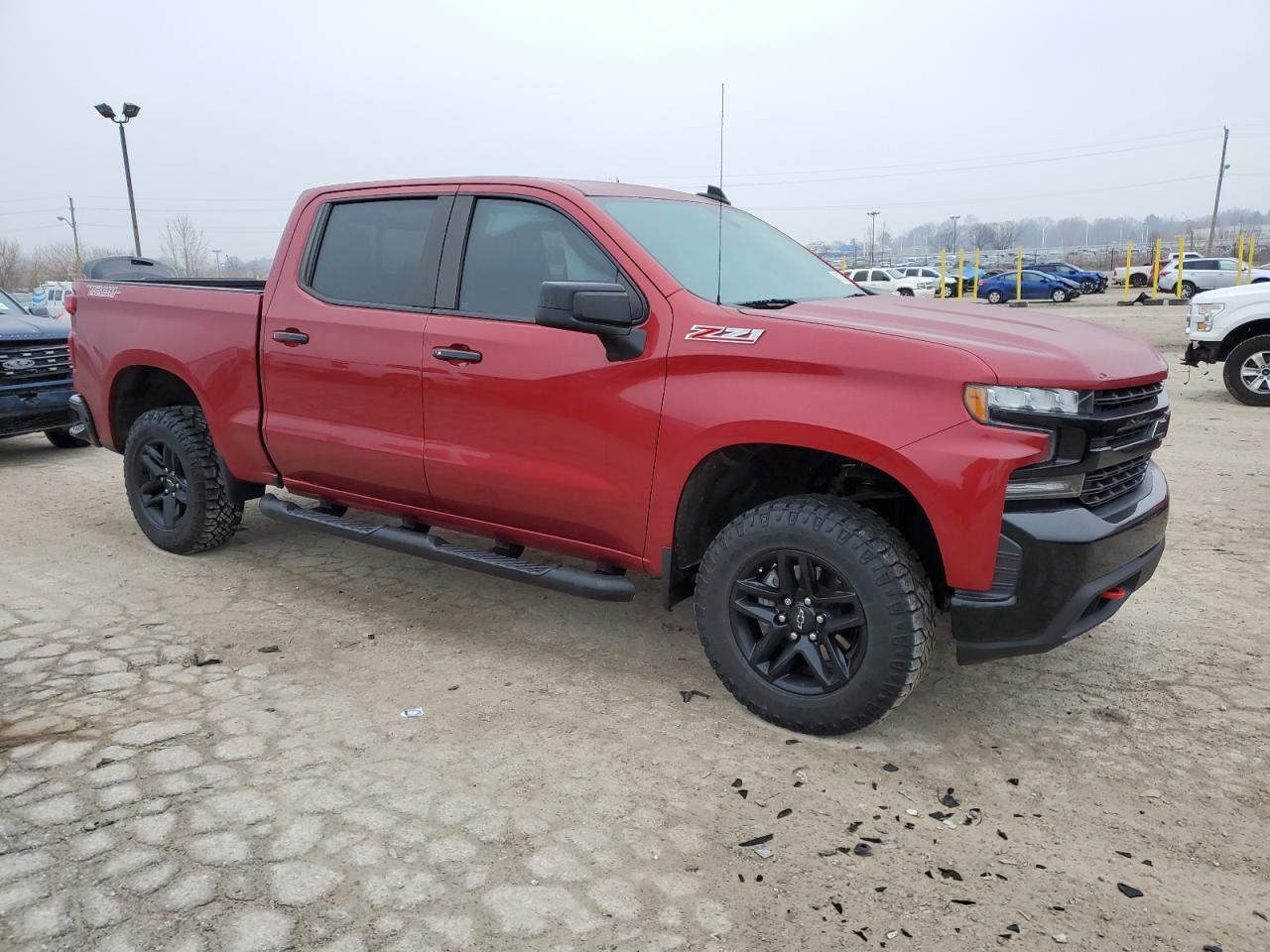 2021 Chevrolet Silverado VIN 3GCPYFED9MG274837 Copart auction photo, side / minor dent/scratches damage thumbnail 4