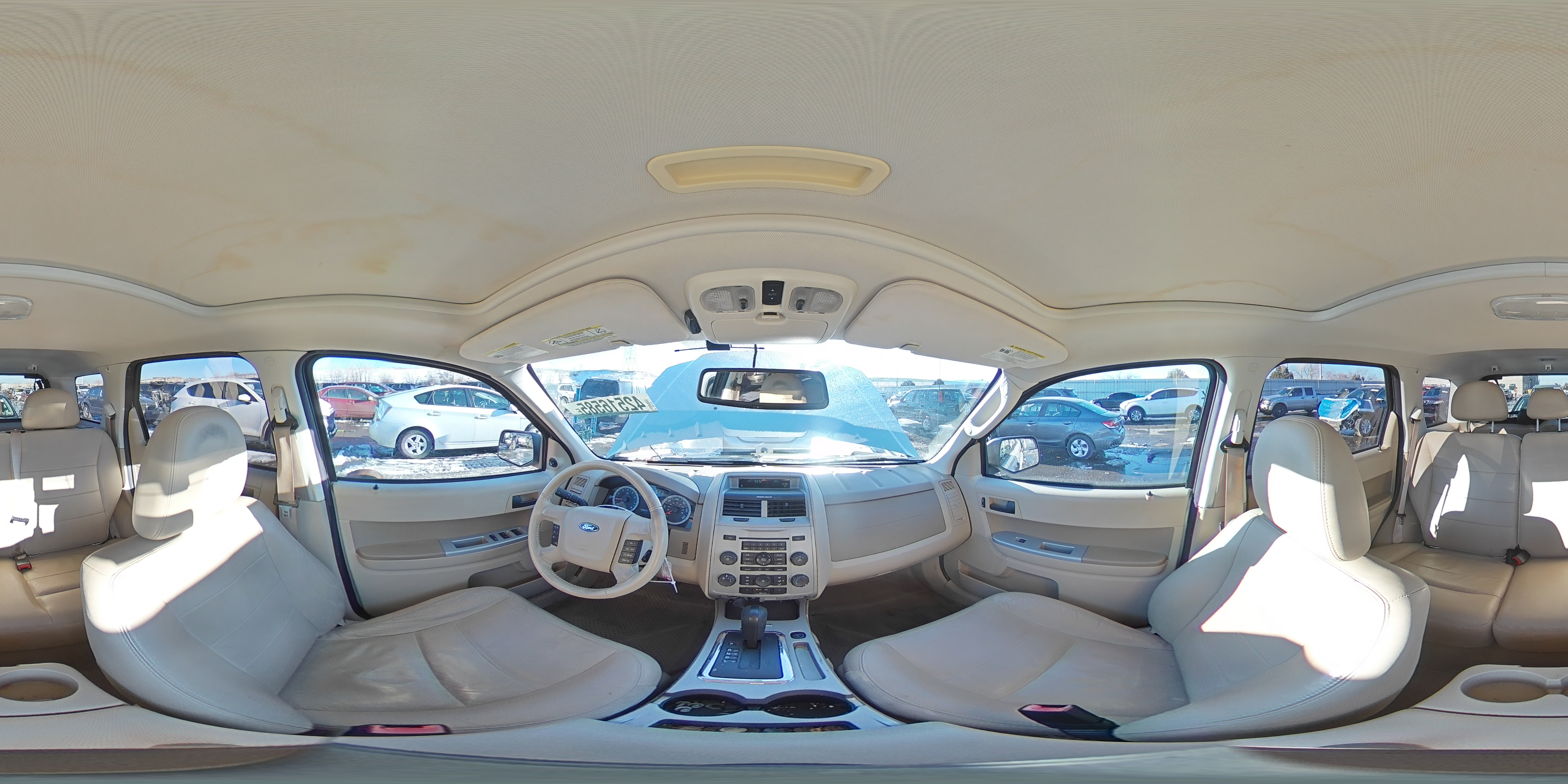 2012 Ford Escape VIN 1FMCU9DG8CKB31128 Copart auction photo, front end / hail damage thumbnail 16