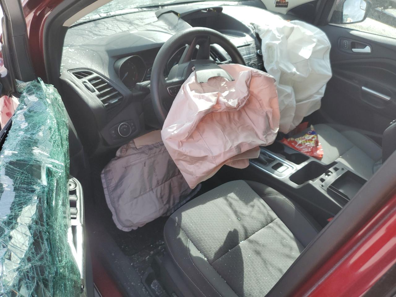 2018 Ford Escape VIN 1FMCU0GDXJUC68232 Copart auction photo, front end damage thumbnail 8