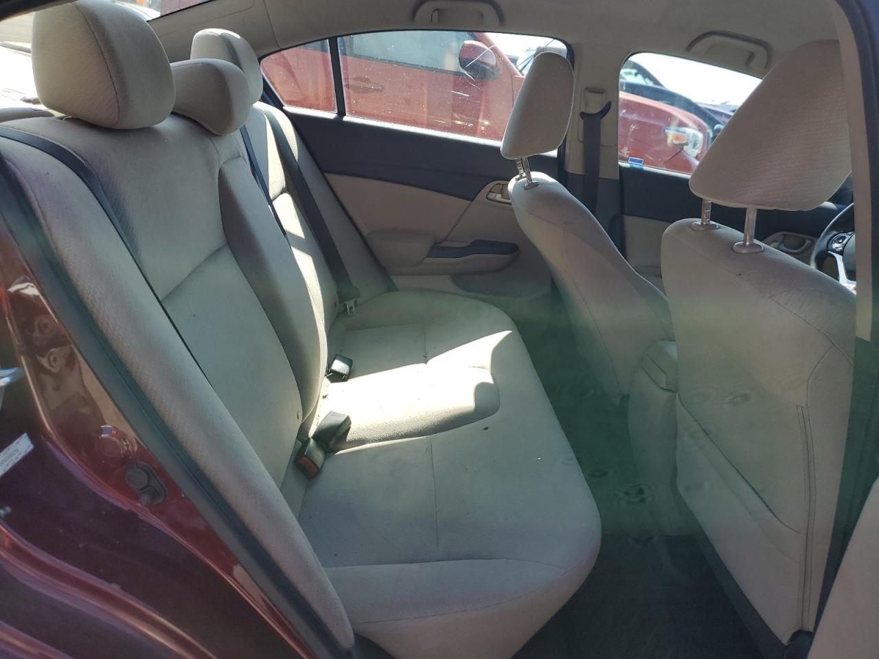 2013 Honda Civic VIN 2HGFB2F55DH527165 Copart auction photo, front end damage thumbnail 10