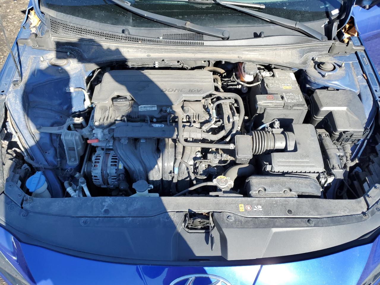 2021 Hyundai Elantra VIN 5NPLM4AG0MH036820 Copart auction photo, rear end damage thumbnail 11