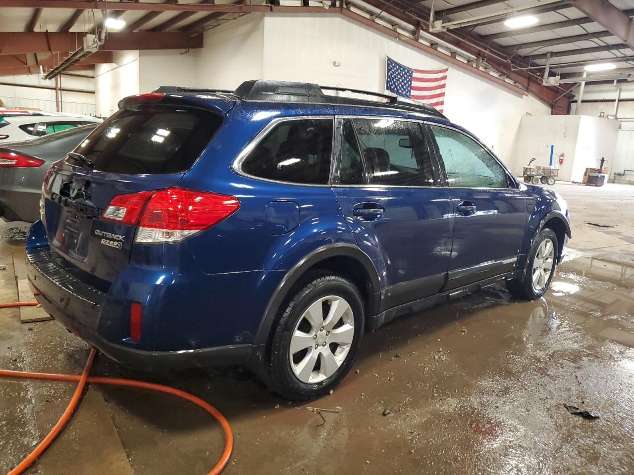 2010 Subaru Outback VIN 4S4BRBJC1A3332558 Copart auction photo, side / front end damage thumbnail 3