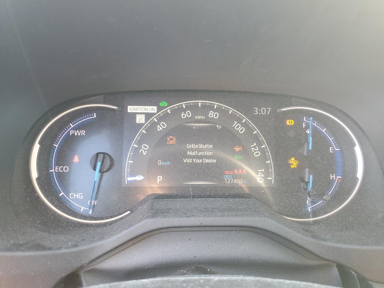 2022 Toyota RAV 4 VIN 2T3E6RFV8NW030166 Copart auction photo, front end / rejected repair damage thumbnail 9