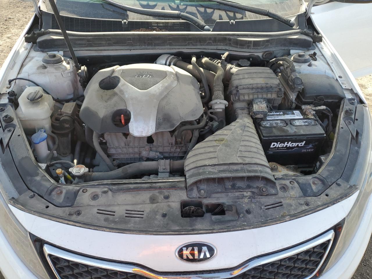 2013 KIA Optima VIN 5XXGR4A63DG152941 Copart auction photo, rear end / top/roof damage thumbnail 11