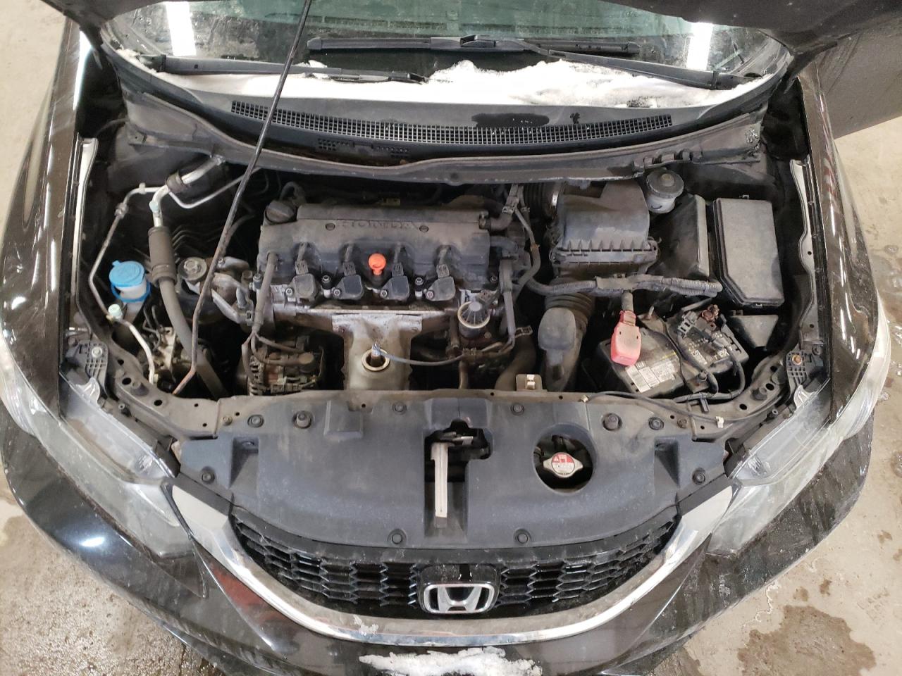 2014 Honda Civic VIN 2HGFB2F85EH535990 Copart auction photo, rear end damage thumbnail 11