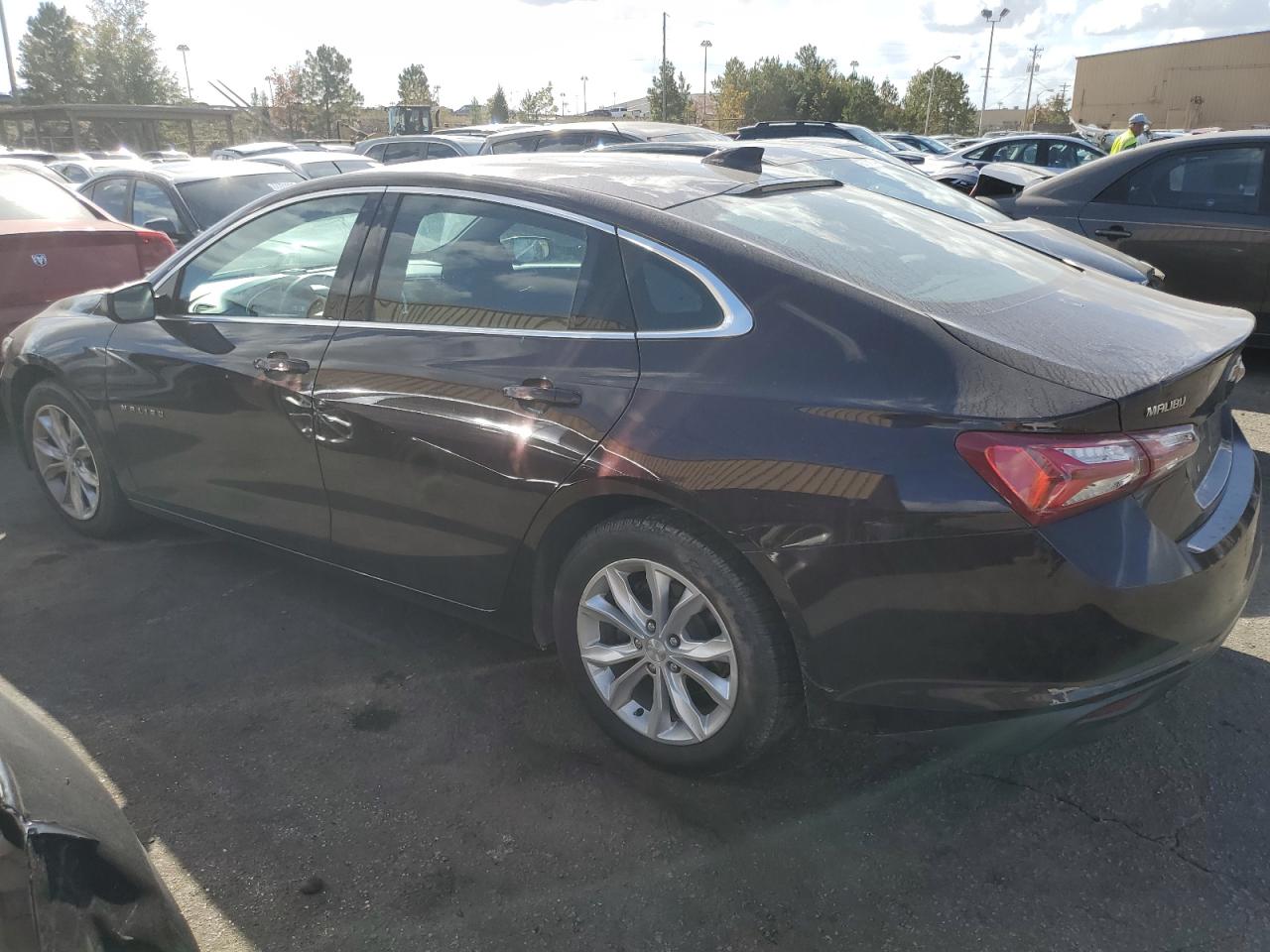2020 Chevrolet Malibu VIN 1G1ZD5ST4LF099075 Copart auction photo, side damage thumbnail 2