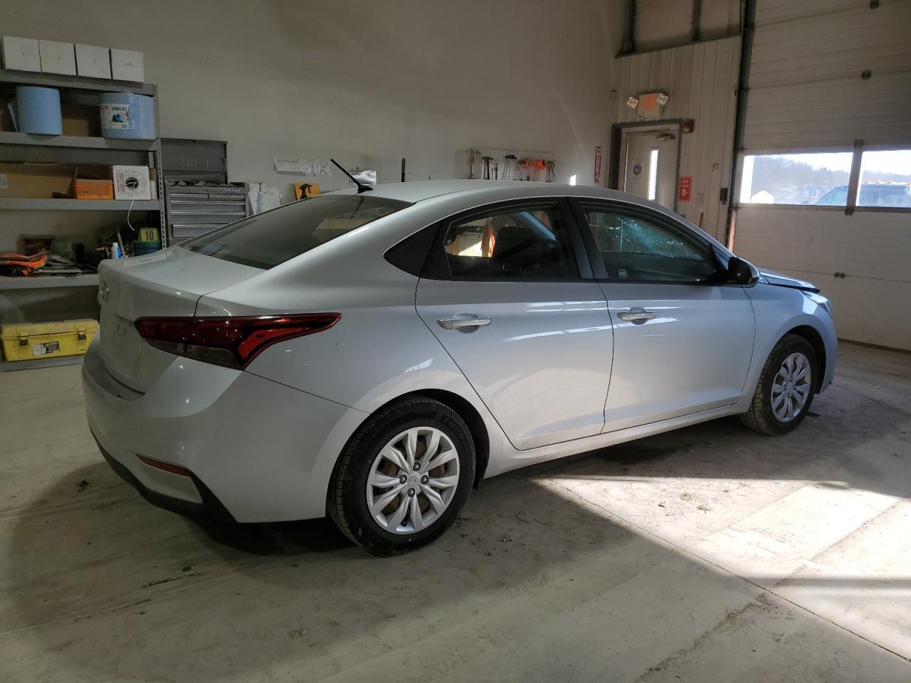 2019 Hyundai Accent VIN 3KPC24A38KE077538 Copart auction photo, front end damage thumbnail 3