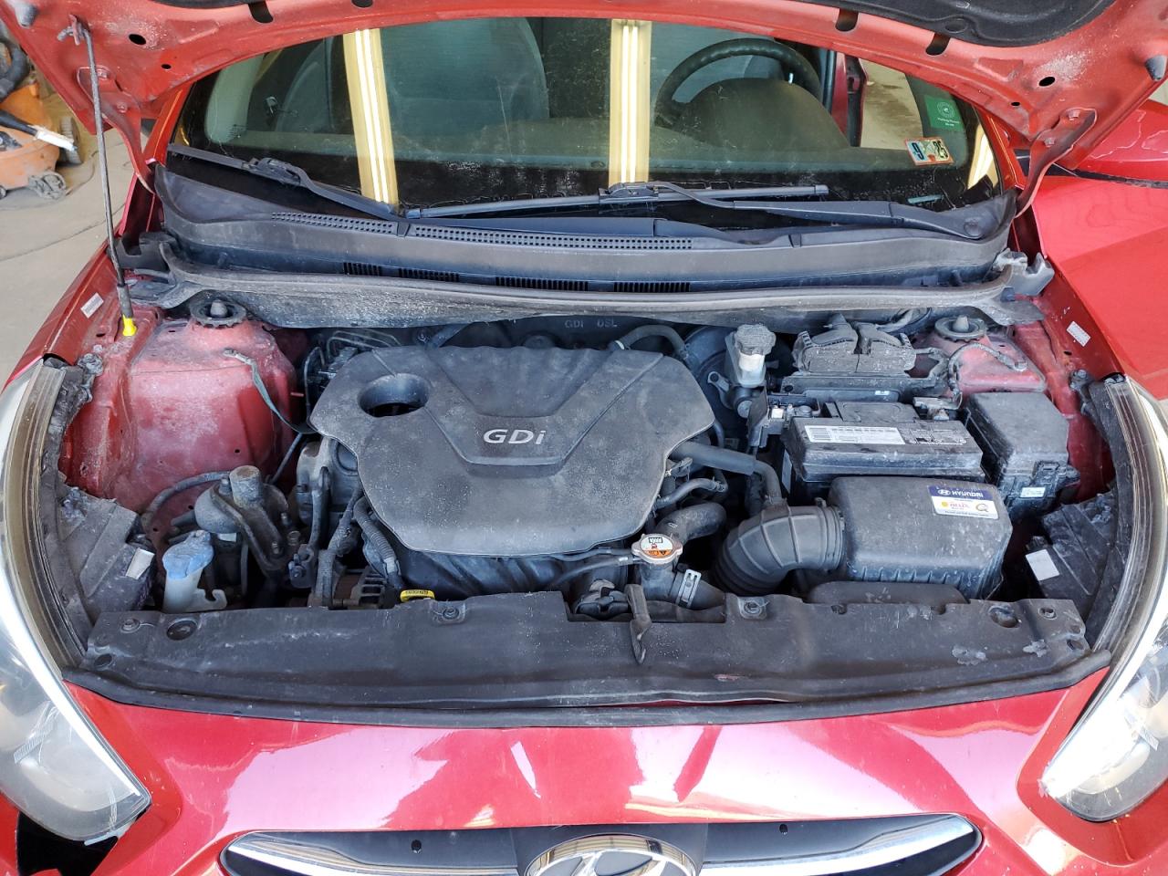 2016 Hyundai Accent VIN KMHCT4AE9GU027198 Copart auction photo, rear end damage thumbnail 12