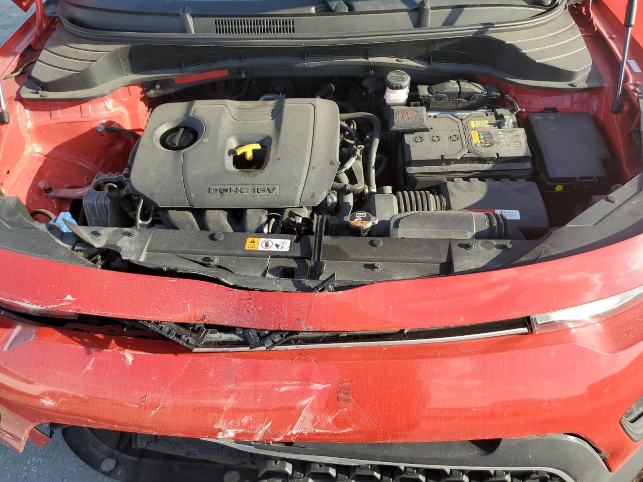 2020 KIA Soul VIN KNDJ23AU3L7708059 Copart auction photo, rear end / front end damage thumbnail 12