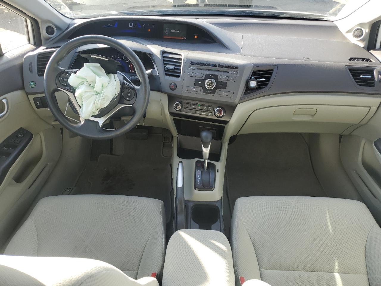 2012 Honda Civic VIN 2HGFB2F86CH606465 Copart auction photo, front end damage thumbnail 8