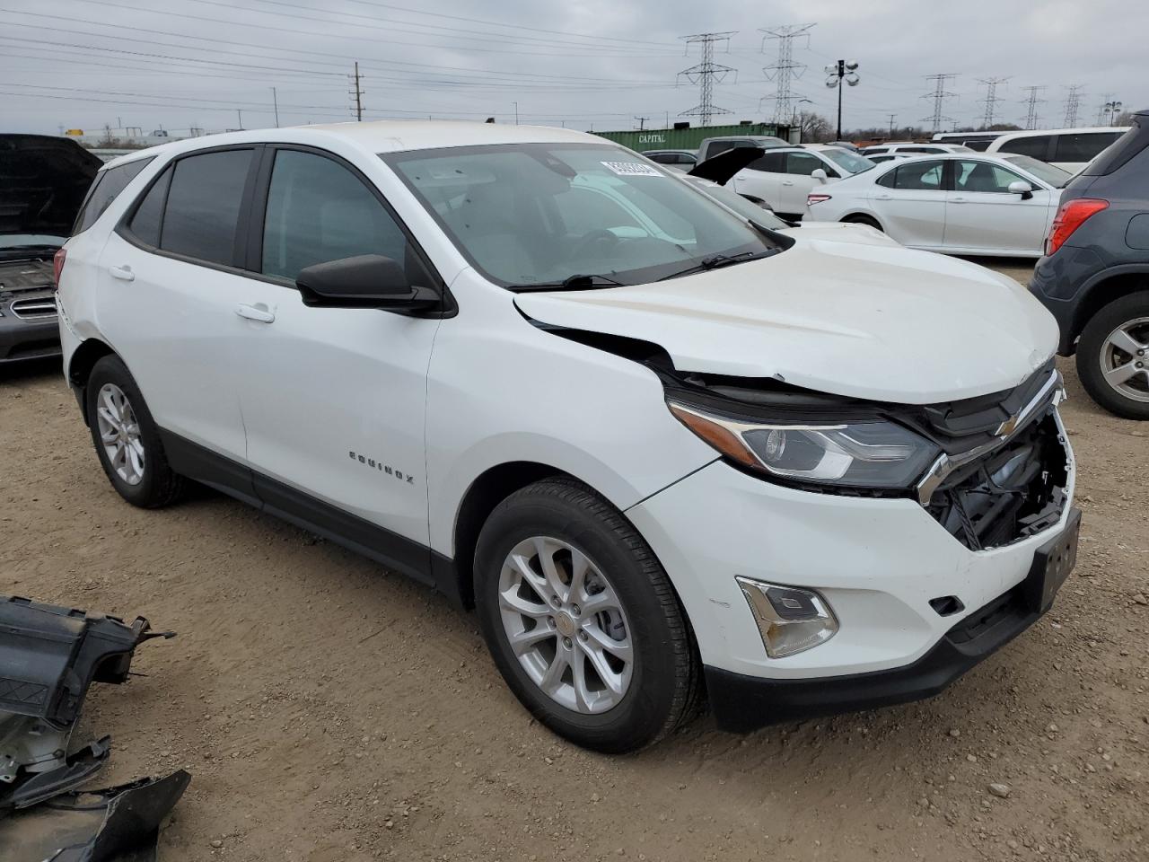 2021 Chevrolet Equinox VIN 3GNAXHEV9MS164887 Copart auction photo, front end / rear end damage thumbnail 4