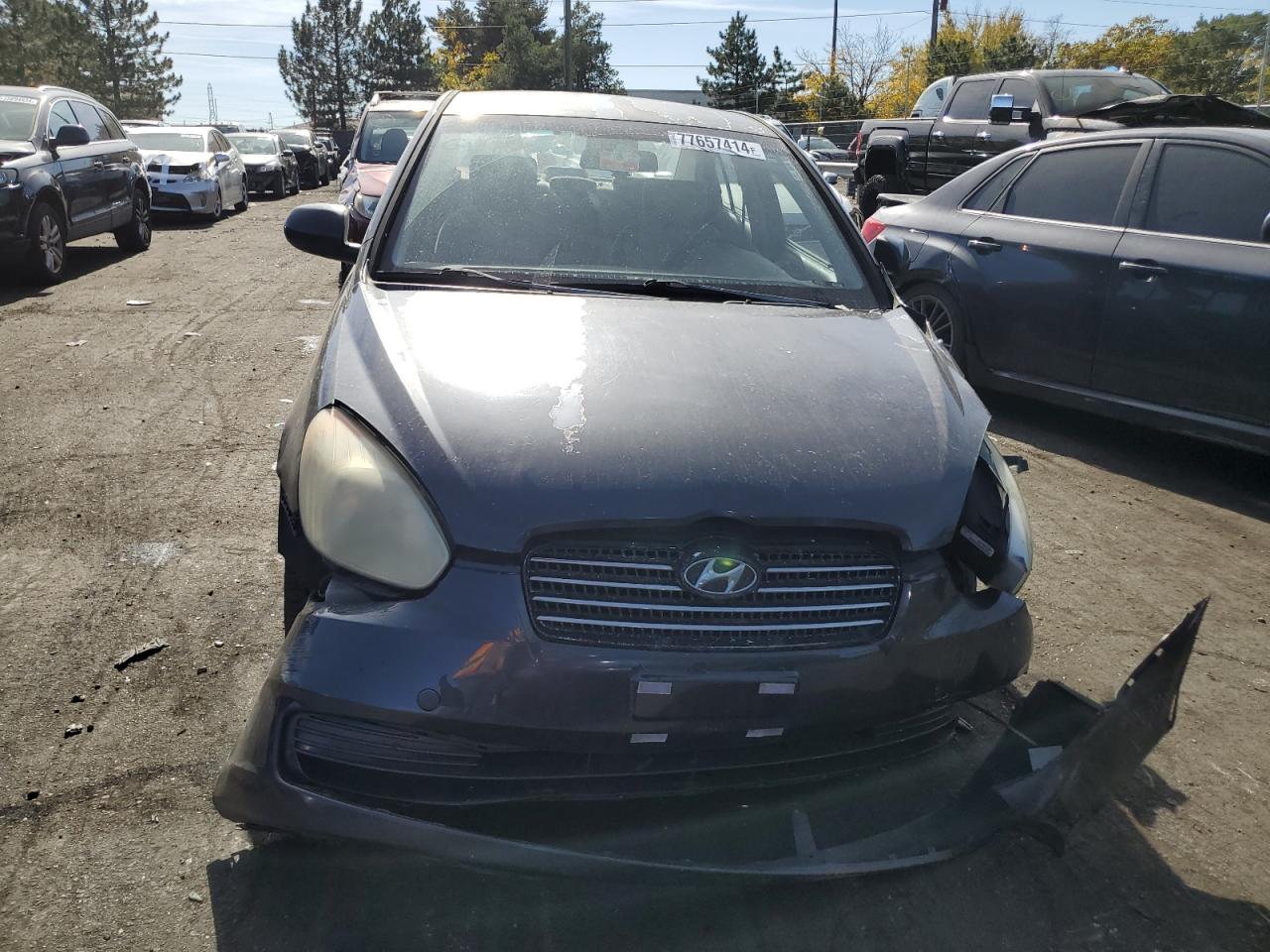 2010 Hyundai Accent VIN KMHCN4AC3AU414183 Copart auction photo, front end damage thumbnail 5