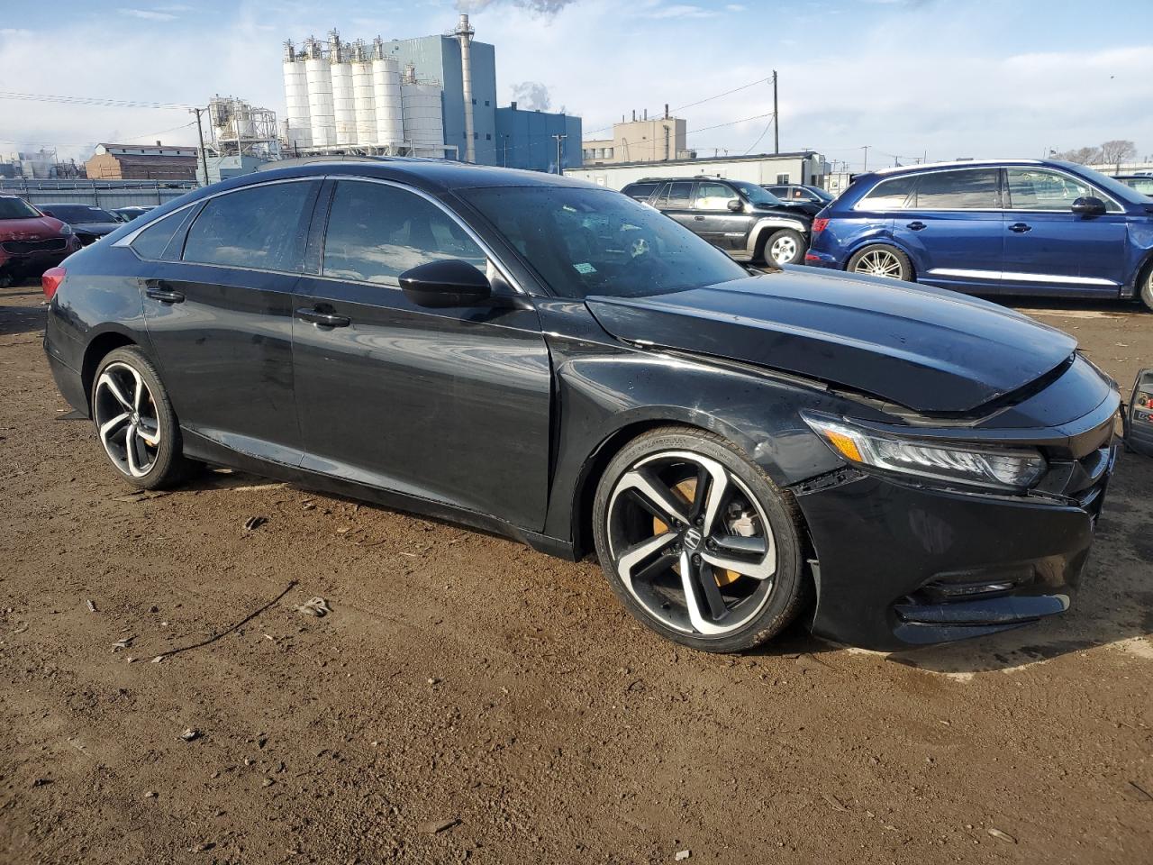 2020 Honda Accord VIN 1HGCV1F34LA144768 Copart auction photo, front end damage thumbnail 4
