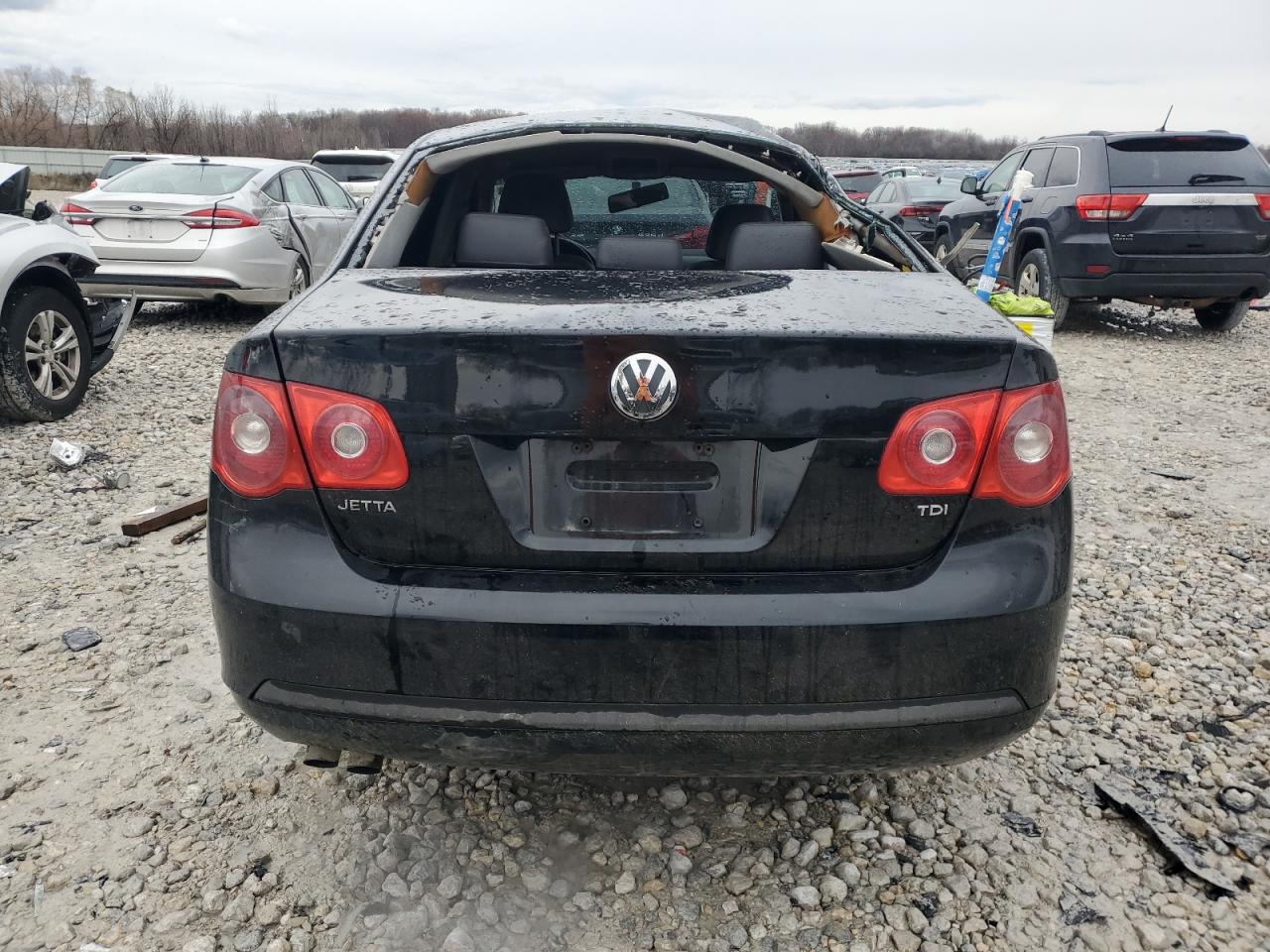 2006 Volkswagen Jetta VIN 3VWRT71K26M007588 Copart auction photo, all over damage thumbnail 6