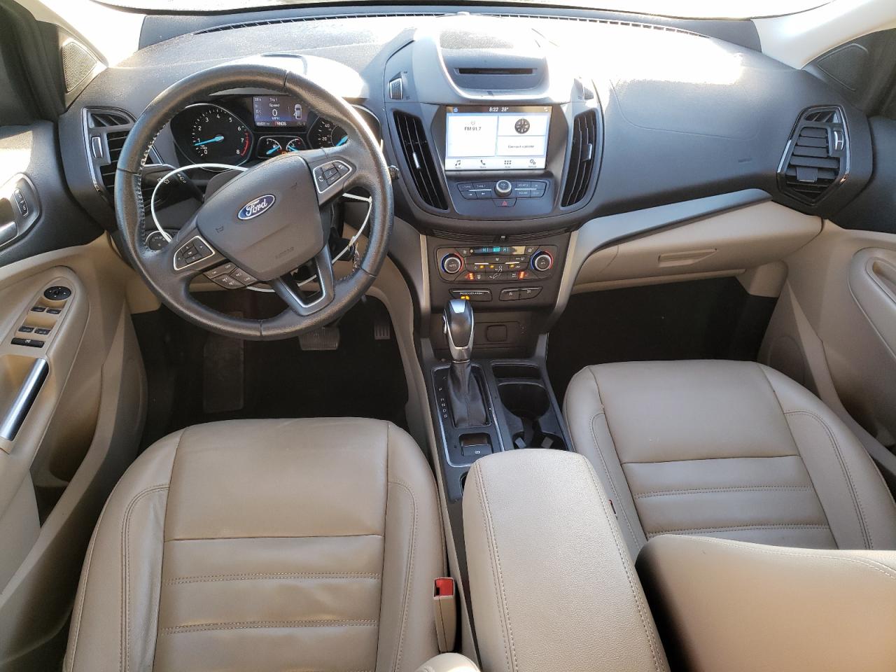 2018 Ford Escape VIN 1FMCU0HD1JUB09761 Copart auction photo, rear end / front end damage thumbnail 8