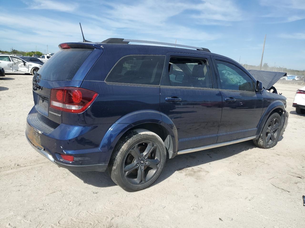 2018 Dodge Journey VIN 3C4PDCGG3JT476450 Copart auction photo, front end / minor dent/scratches damage thumbnail 3