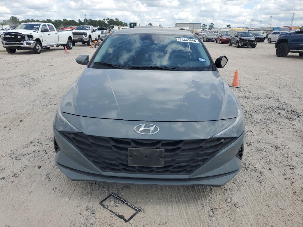 2022 Hyundai Elantra VIN KMHLM4AG4NU339117 Copart auction photo, side damage thumbnail 5