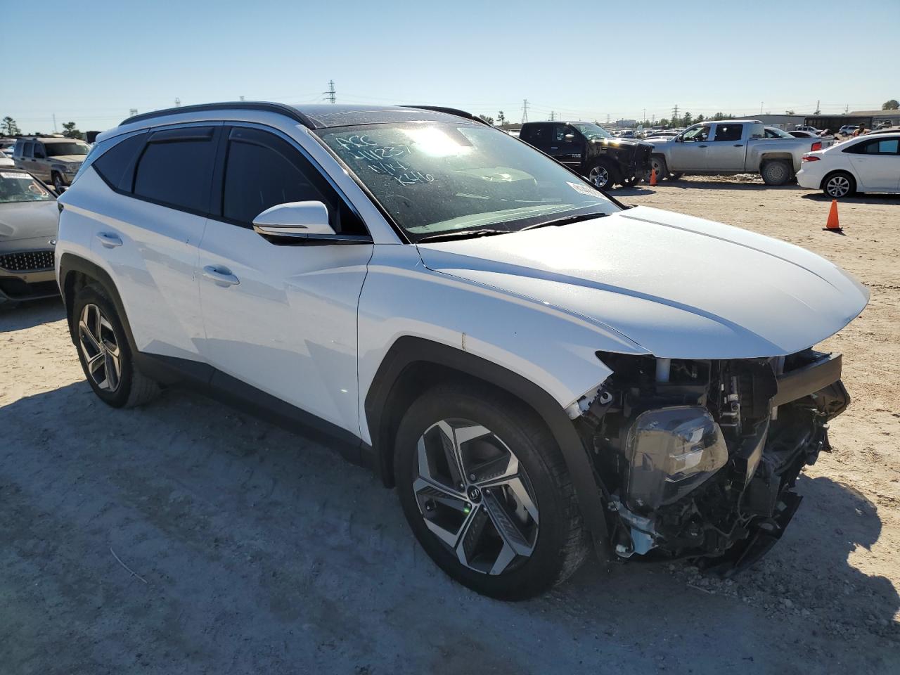 2024 Hyundai Tucson VIN 5NMJE3DE7RH393666 Copart auction photo, front end damage thumbnail 4