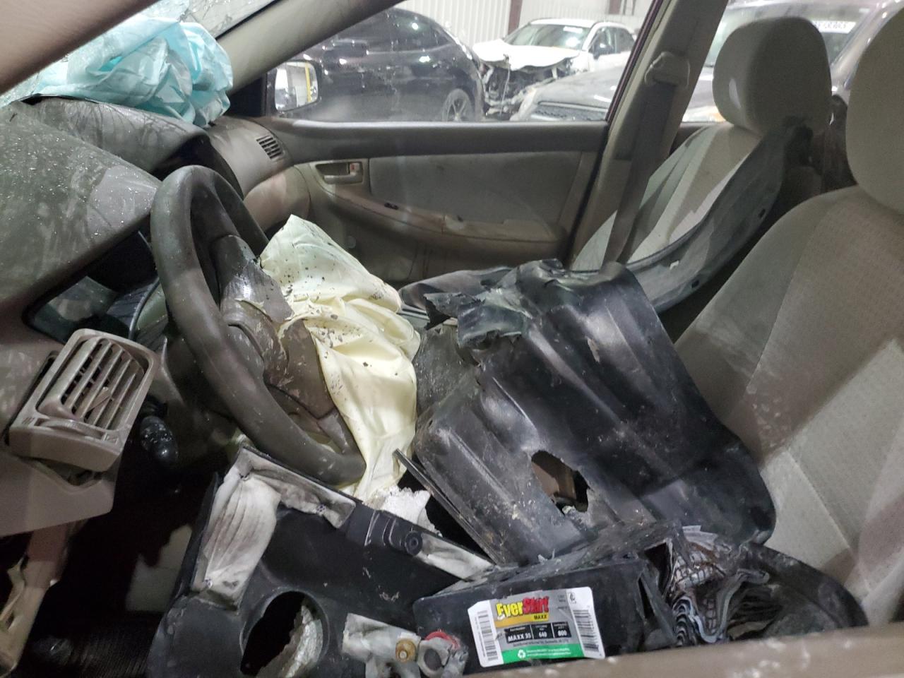 2005 Toyota Corolla VIN 2T1BR32E05C506241 Copart auction photo, front end / side damage thumbnail 7