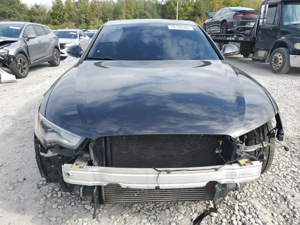 2014 Audi A6 VIN WAUFMAFCXEN011391 Copart auction photo, front end damage thumbnail 5