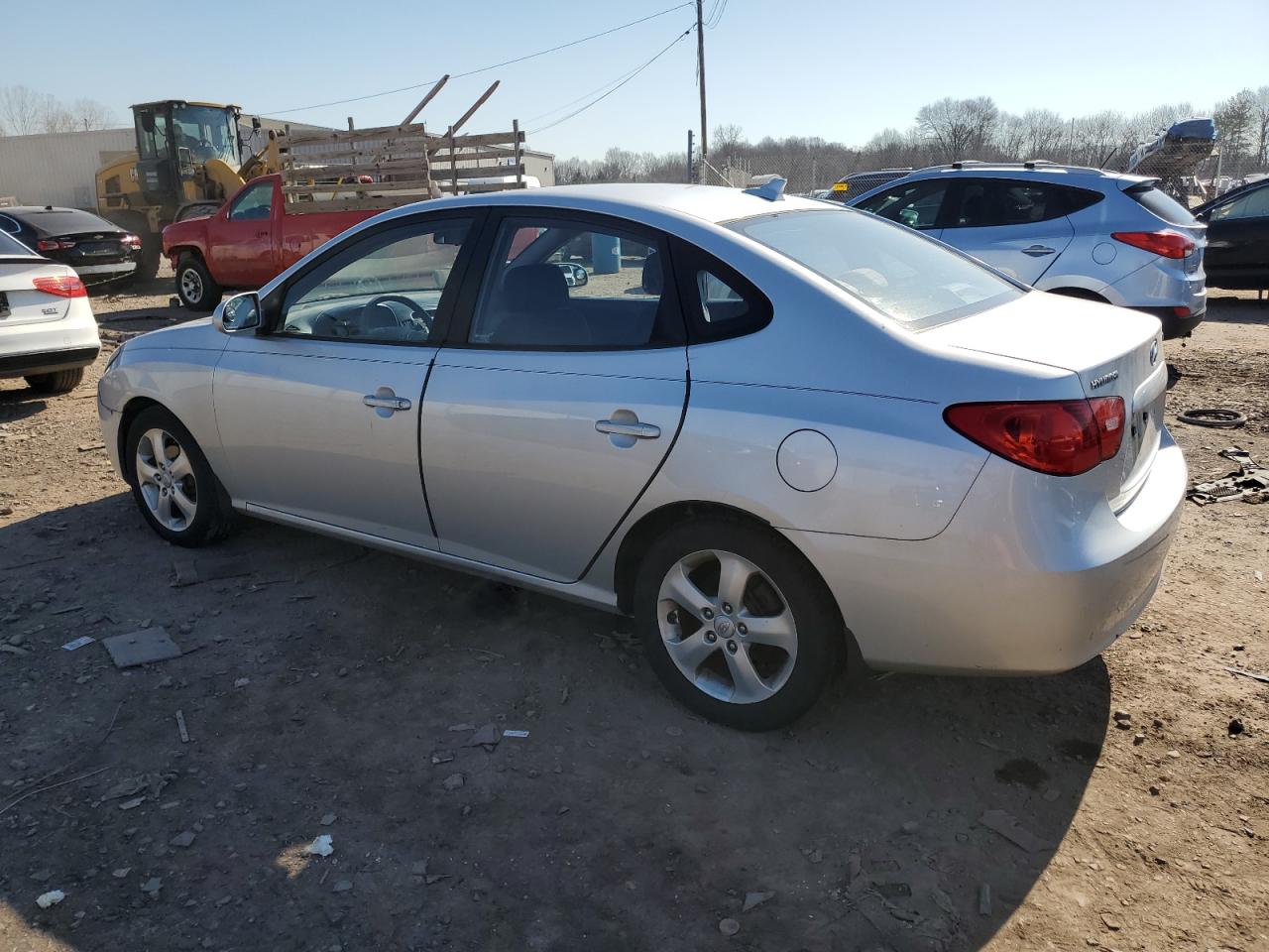 2009 Hyundai Elantra VIN KMHDU46DX9U649006 Copart auction photo, rear end / side damage thumbnail 2