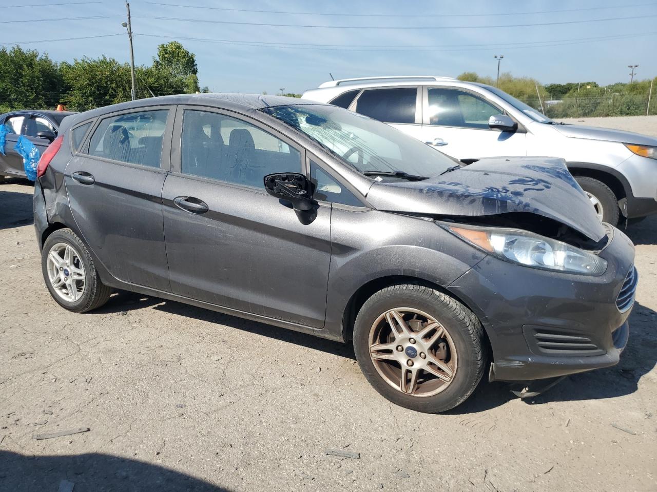 2018 Ford Fiesta VIN 3FADP4EJ2JM127536 Copart auction photo, front end / rear end damage thumbnail 4