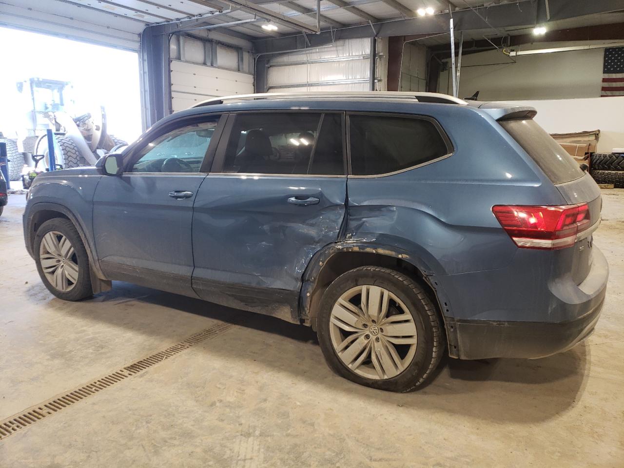 2019 Volkswagen Atlas VIN 1V2UR2CA6KC587554 Copart auction photo, rear end / side damage thumbnail 2