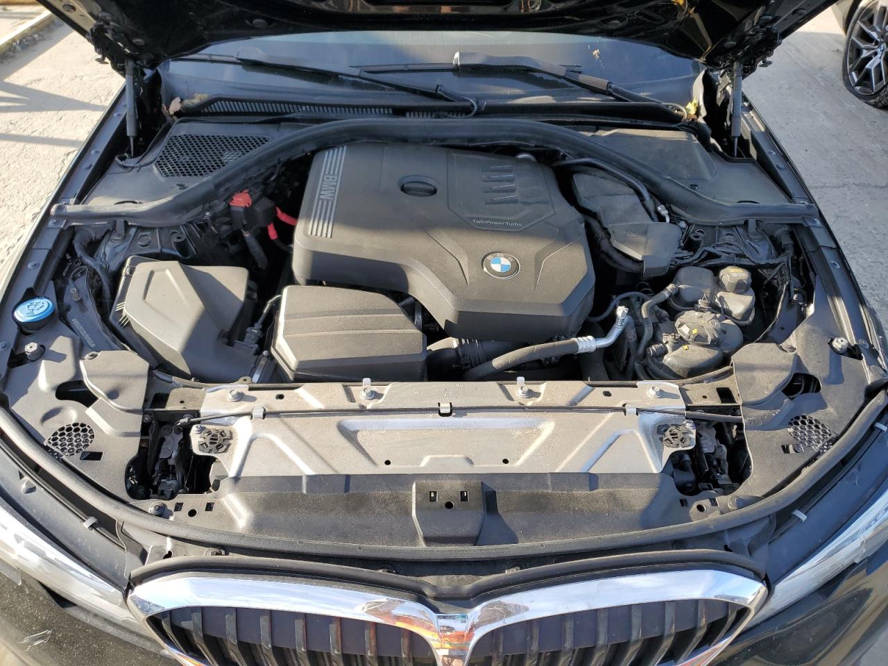 2020 BMW 3er VIN WBA5R7C08LFH70464 Copart auction photo, front end / side damage thumbnail 11