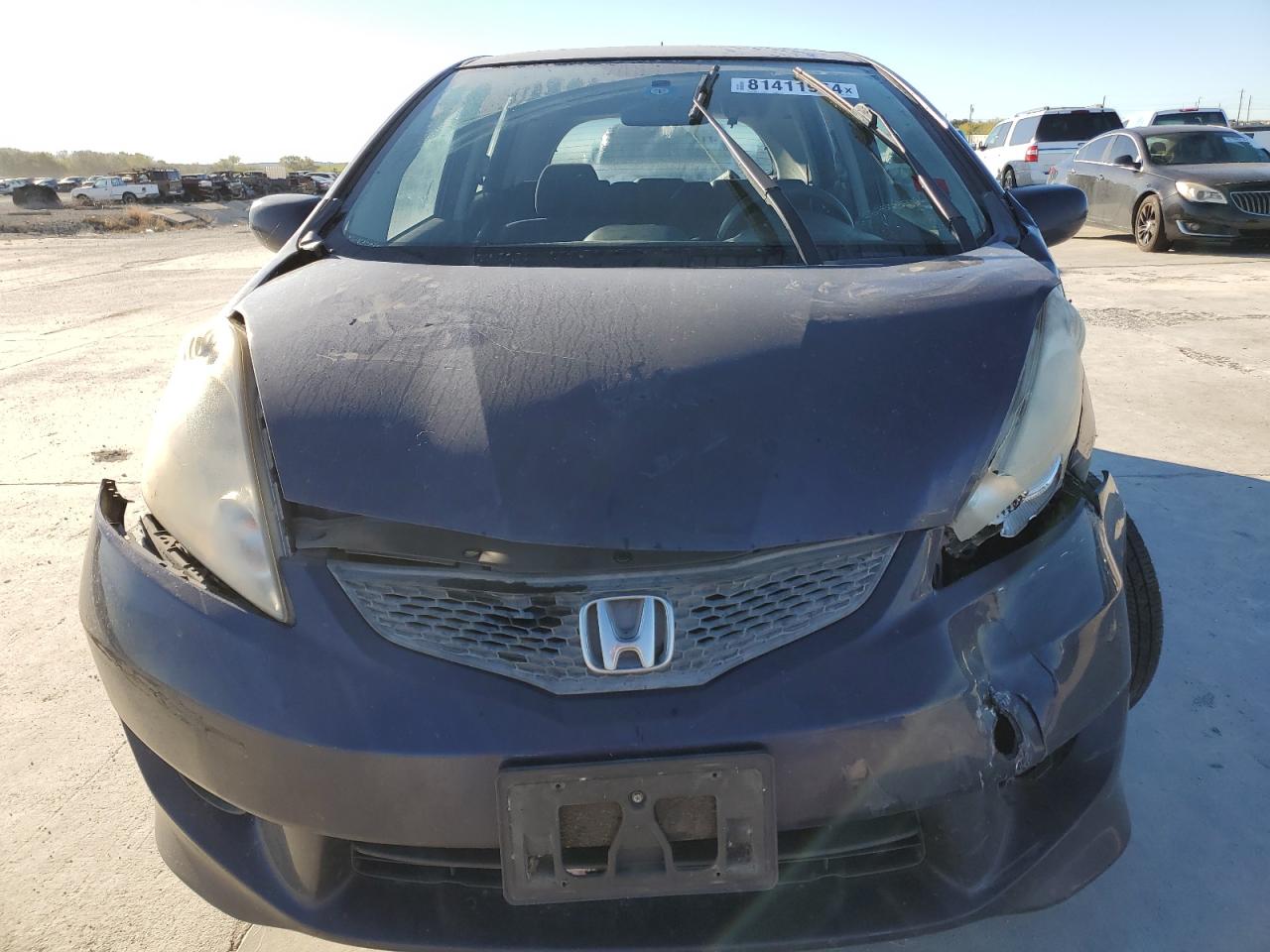2010 Honda Fit VIN JHMGE8G47AC032529 Copart auction photo, front end damage thumbnail 5