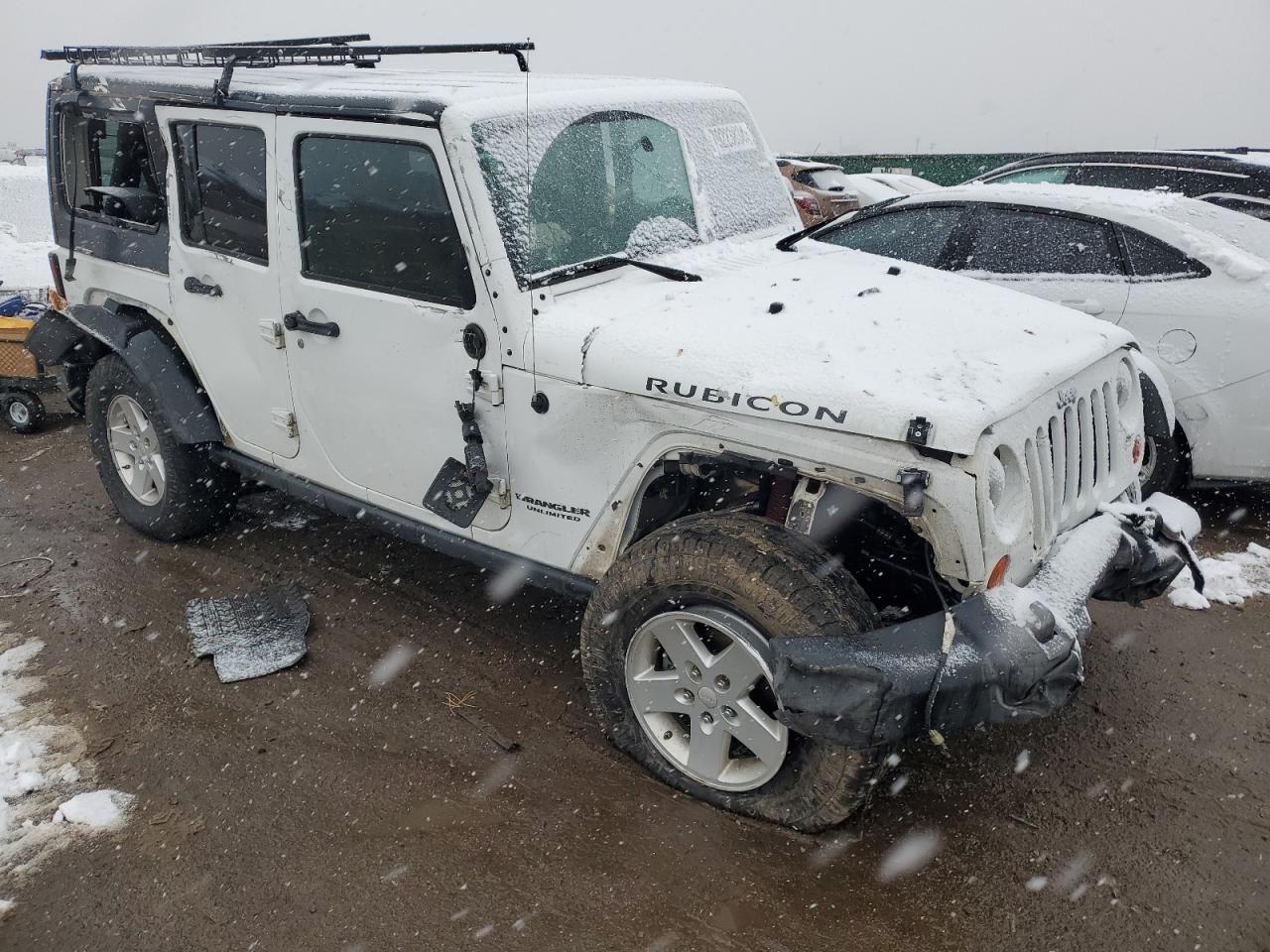 2012 Jeep Wrangler VIN 1C4HJWFG7CL188381 Copart auction photo, all over damage thumbnail 4