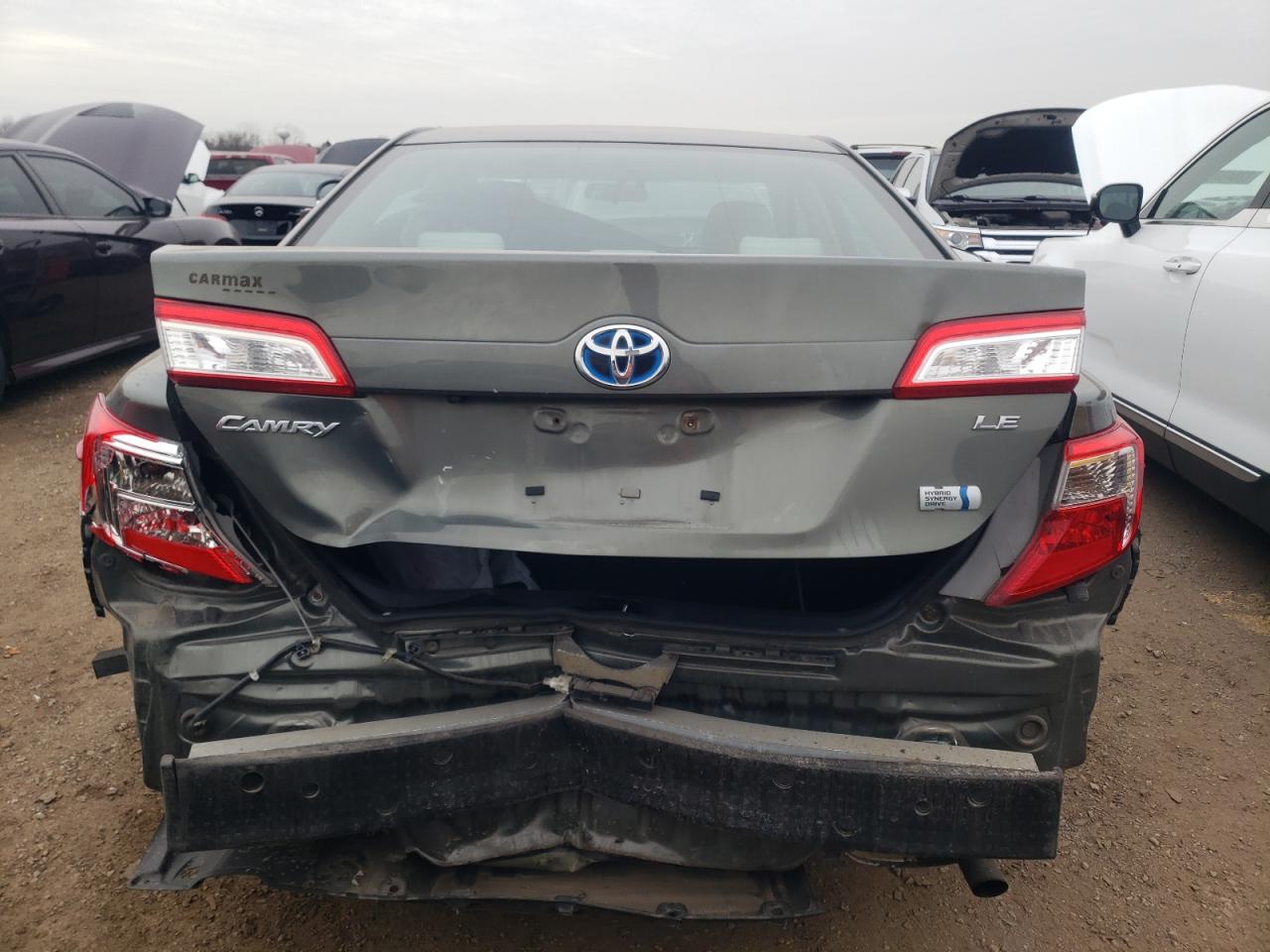 2014 Toyota Camry VIN 4T1BD1FK2EU126786 Copart auction photo, rear end damage thumbnail 6