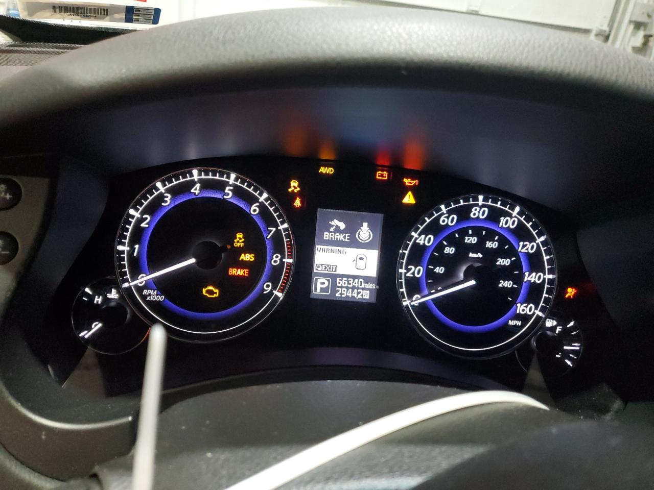 2017 Infiniti QX50 VIN JN1BJ0RR1HM415875 Copart auction photo, all over / minor dent/scratches damage thumbnail 9