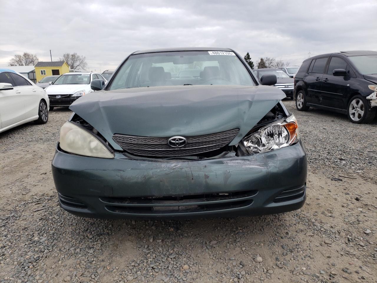 2002 Toyota Camry VIN JTDBE32K820126393 Copart auction photo, front end / rear end damage thumbnail 5