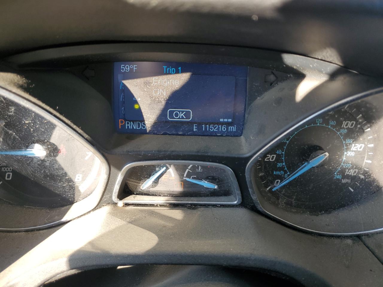 2014 Ford Focus VIN 1FADP3K20EL270077 Copart auction photo, rear end / front end damage thumbnail 9