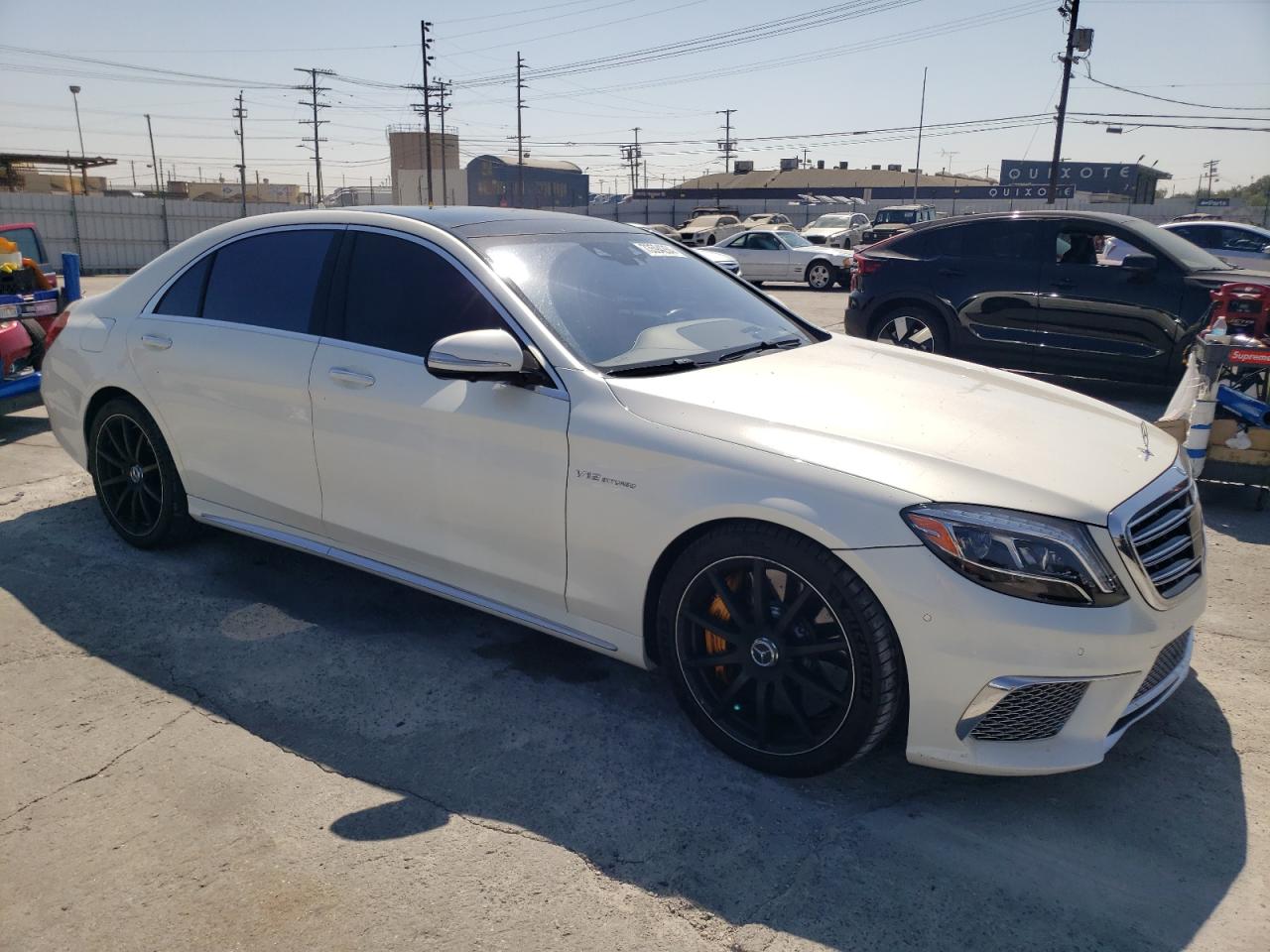 2016 Mercedes-Benz S-klasse VIN WDDUG7KB1GA282132 Copart auction photo, damage history damage thumbnail 4