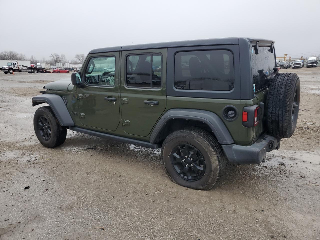 2021 Jeep Wrangler VIN 1C4HJXDG3MW697733 Copart auction photo, all over / mechanical damage thumbnail 2